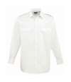 PR210 Long Sleeve Pilot Shirt White colour image